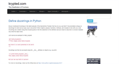 Desktop Screenshot of krypted.com